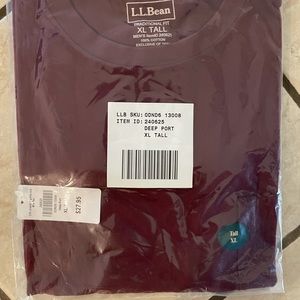 XL LLBean men’s shirt with pocket new with tags